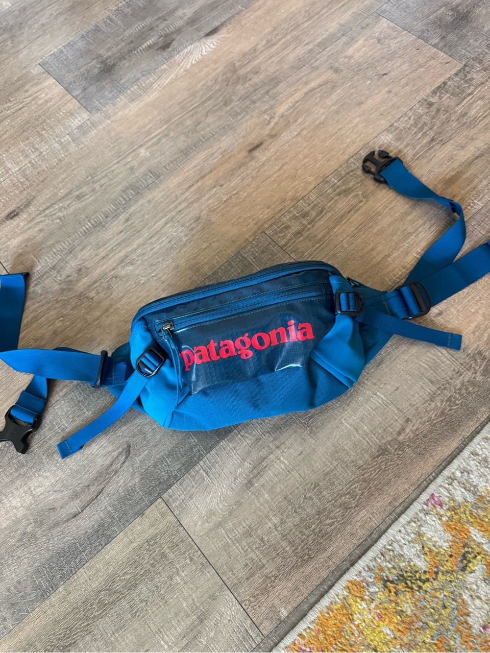 Patagonia Black Hole Waist Pack Body Bag Blue - excellent condition